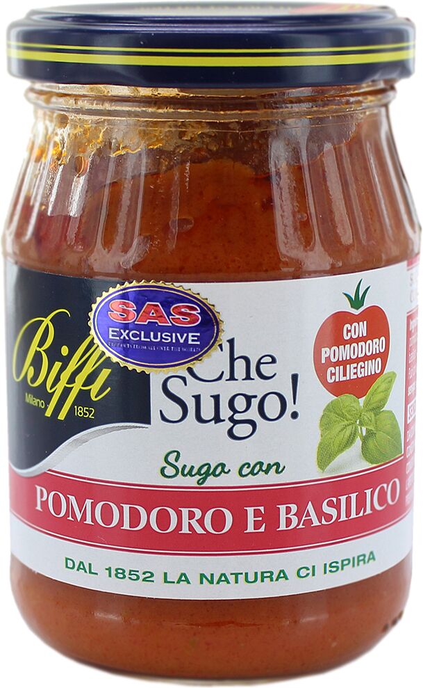 Sauce with tomato & basil "Biffi" 190g
