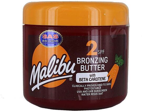 Արևայրուքի կարագ «Malibu Fast Tanning Bronzing 2 SPF» 300մլ

