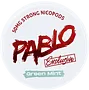 Nicotine mint flavored pouches "Pablo Exclusive Green Mint" 50mg