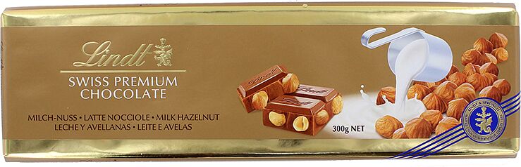 Chocolate bar with hazelnut "Lindt" 300g