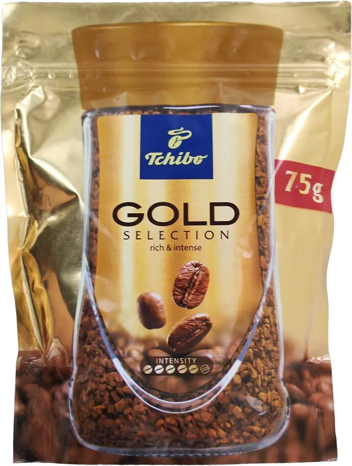 Instant coffee "Tchibo Gold" 75g