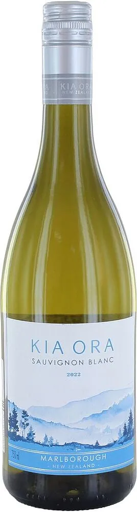 Вино белое "Kia Ora Sauvignon Blanc" 0.75л
