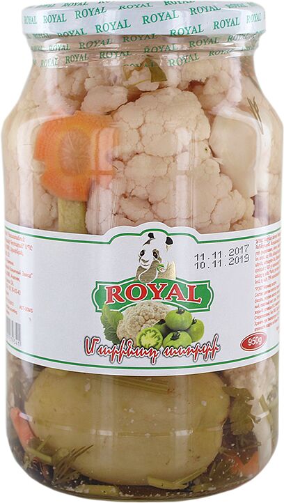 Assorted pickles "Royal" 950g