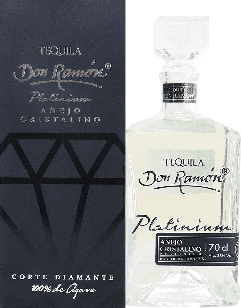 Tequila "Don Ramon Platinium Anejo Cristalino" 700ml
