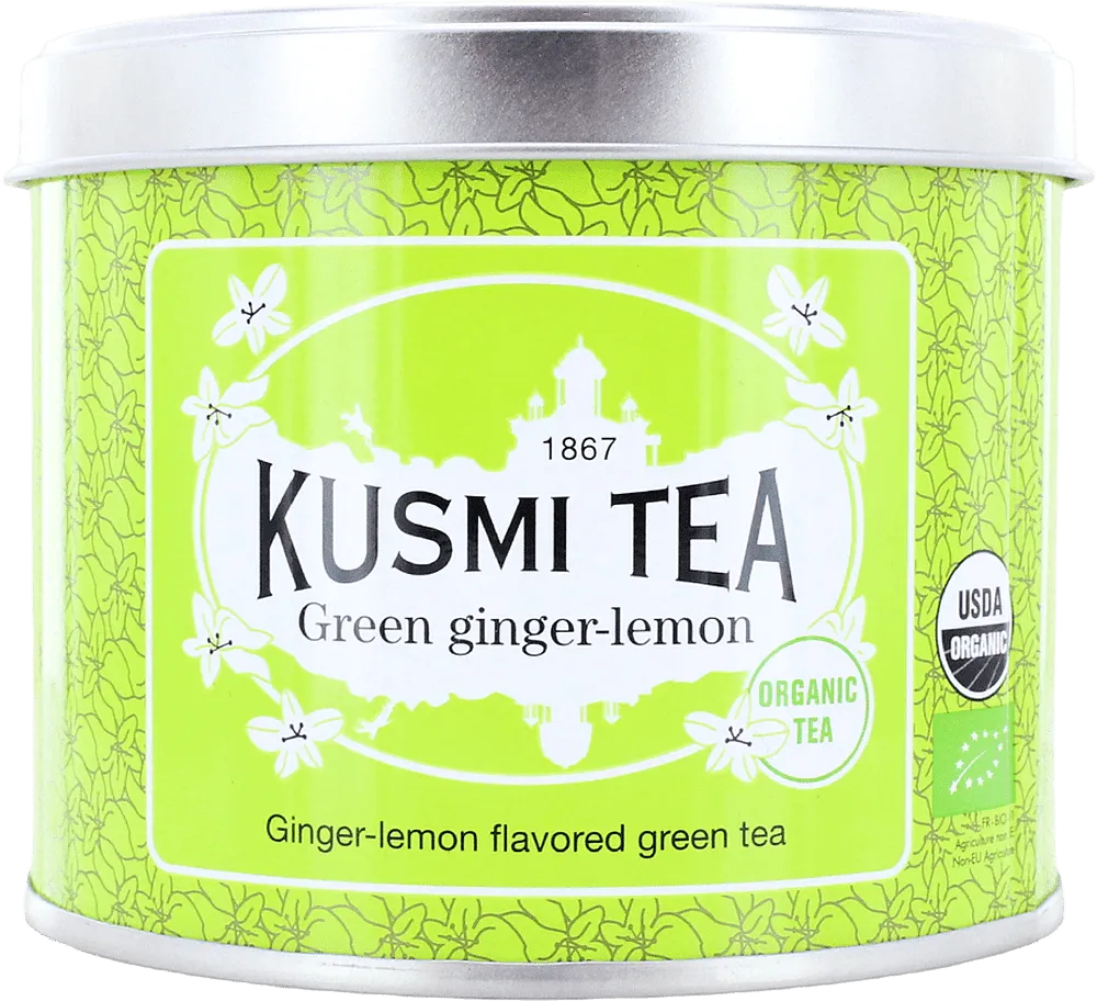 Green tea "Kusmi Green Ginger Lemon Organic" 100g
