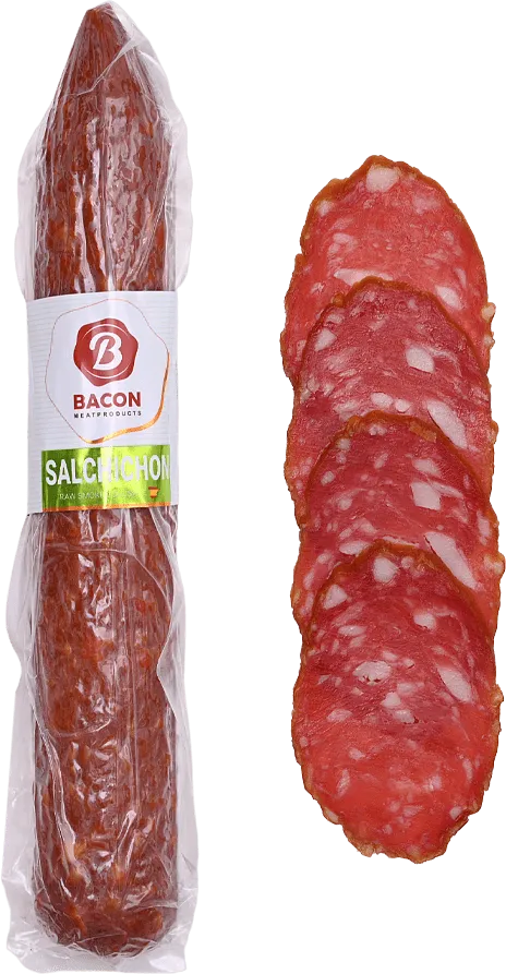 Boiled & smoked sausage "Bacon Salchichon" 
