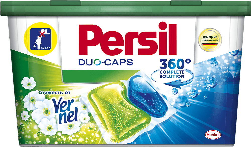 Լվացքի պարկուճներ «Persil Duo-Caps Vernel» 14հատ Գունավոր