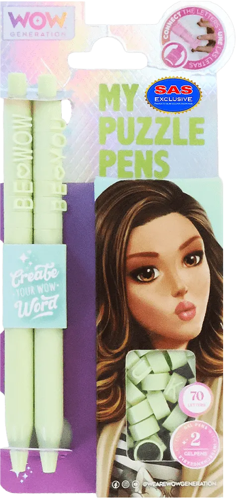 Pen "WOW Generation My Puzzle Pens" 2 pcs