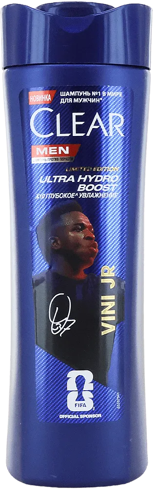 Shampoo "Clear Men Ultra Hydro Boost Limited Edition" 380ml