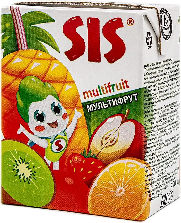 Multifruit nectar "SIS" 200ml