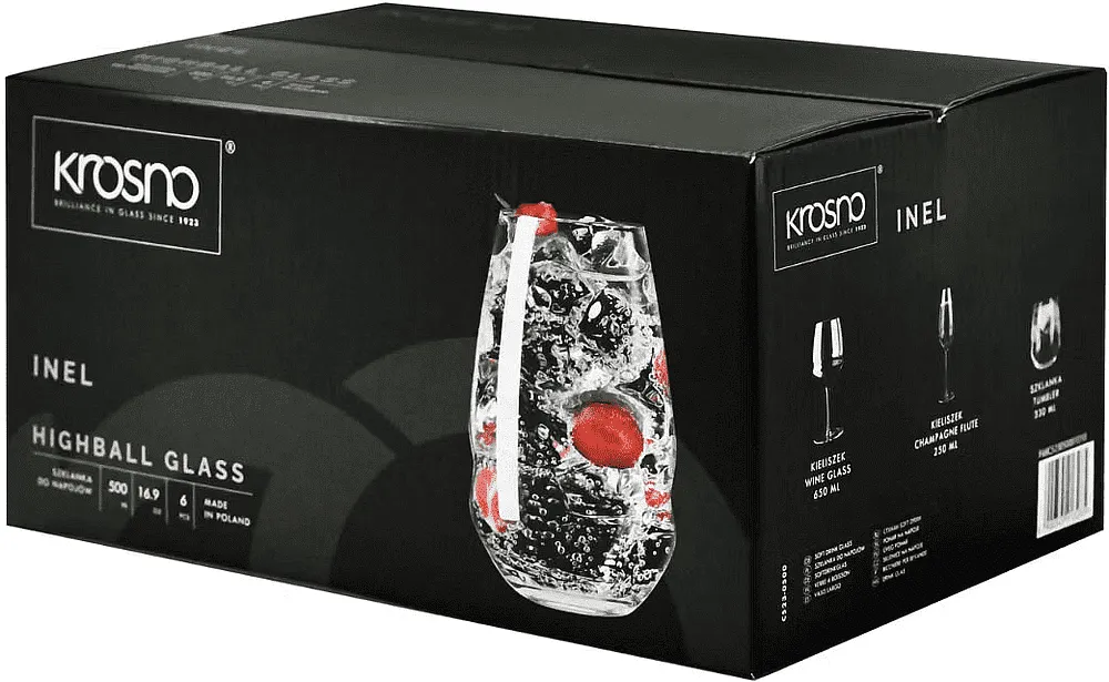 Glass "Krosno" 6 pcs
