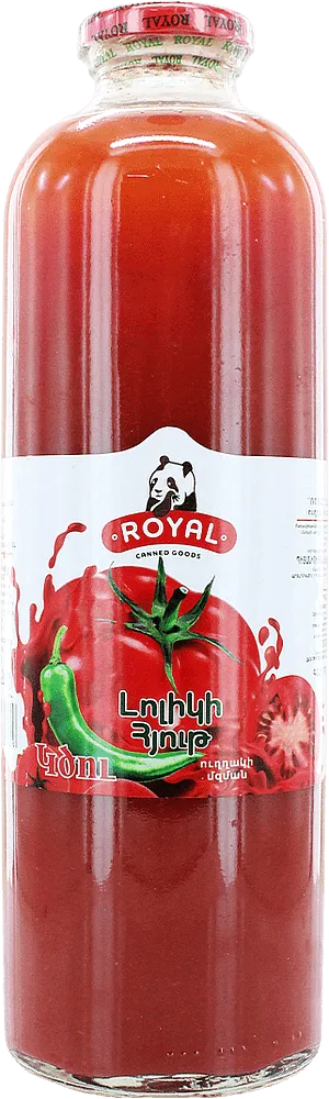 Hot tomato յuice "Royal" 1l
