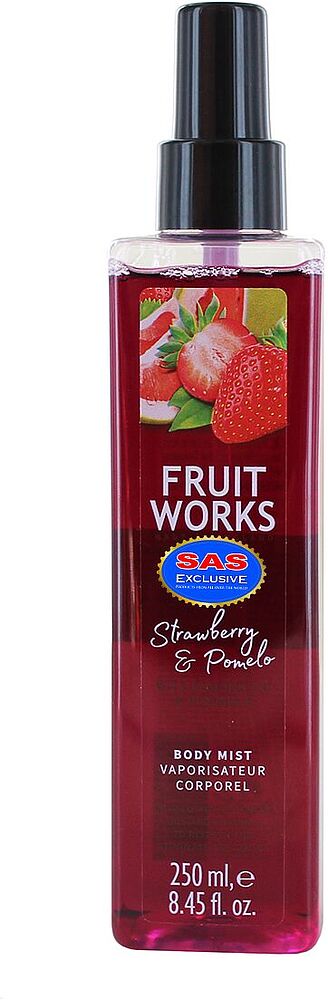 Մարմնի սփրեյ «Grace Cole Fruit Works Strawberry & Pomelo» 250մլ
