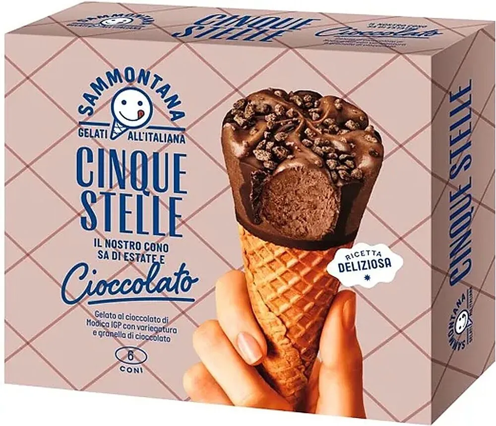 Chocolate ice cream "Sammontana" 360g