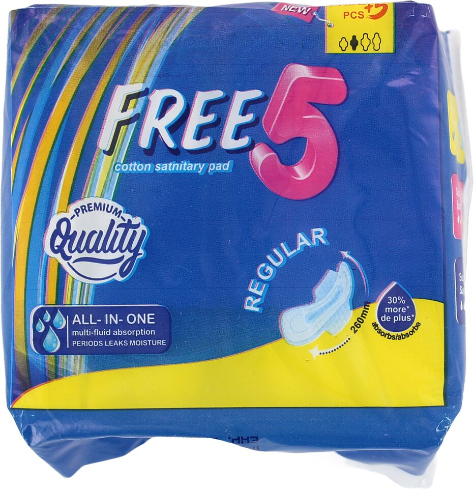Sanitary towels "Free Regular" 15 pcs
