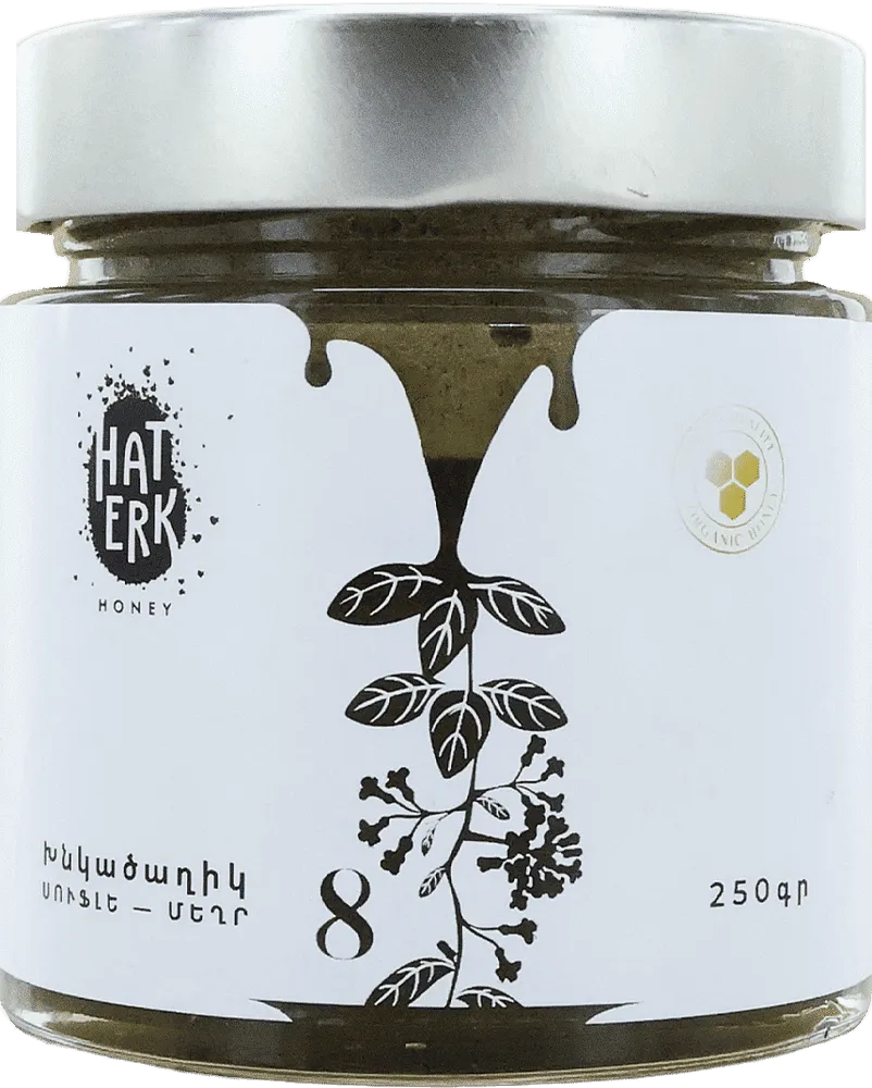Honey souffle with oregano "Haterk Strawberry 8" 250g
