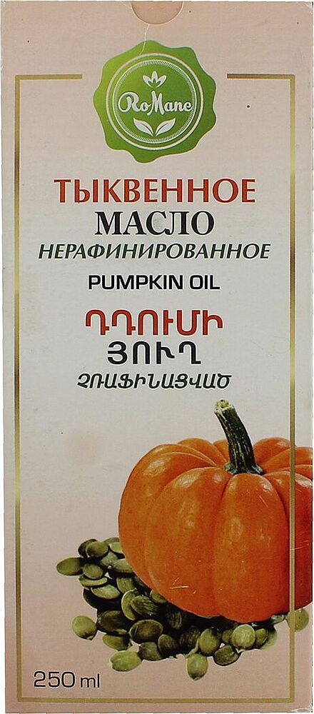 Pumpkin oil "RoMane" 250ml