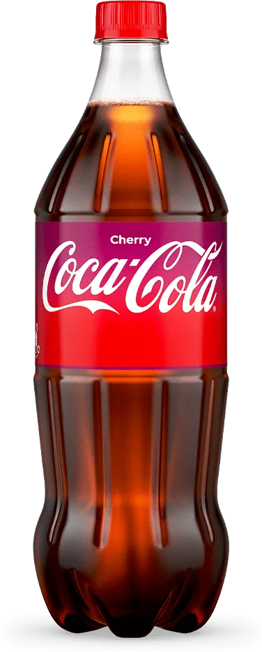 Refreshing carbonated drink with cherry flavor "Coca Cola" 1l