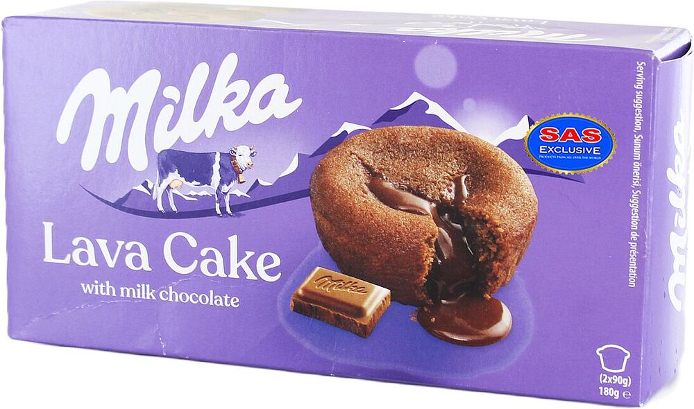 Բիսկվիթ սառեցված «Milka Lava Cake» 2*90գ