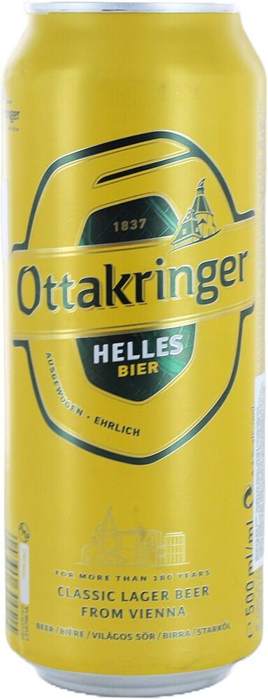 Beer "Ottakringer Helles" 0.5l