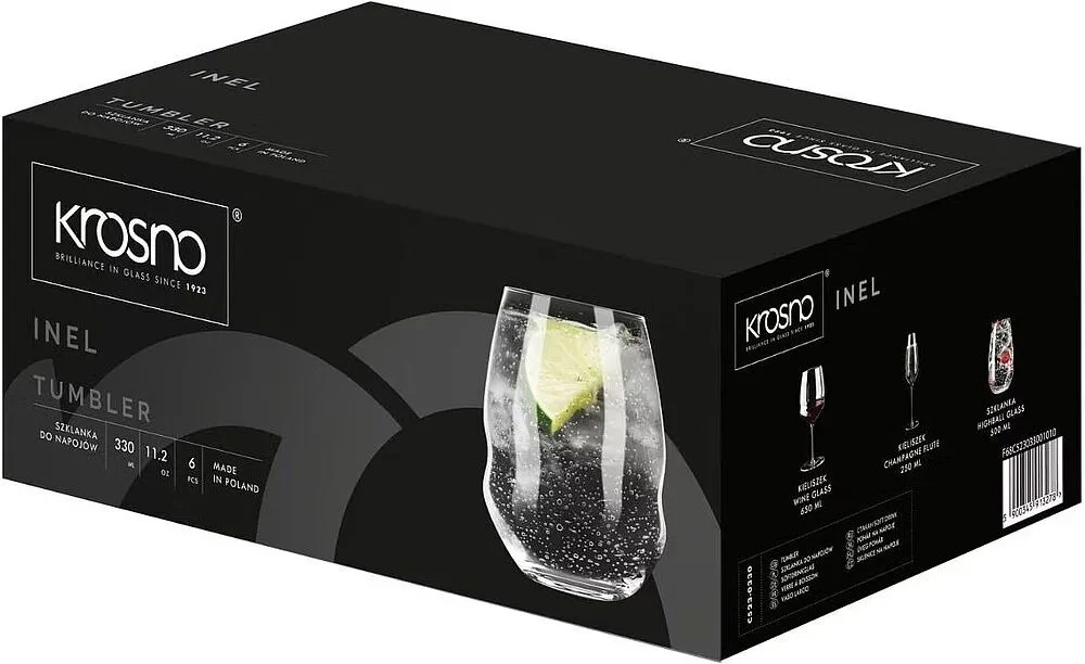 Glass "Krosno" 6 pcs
