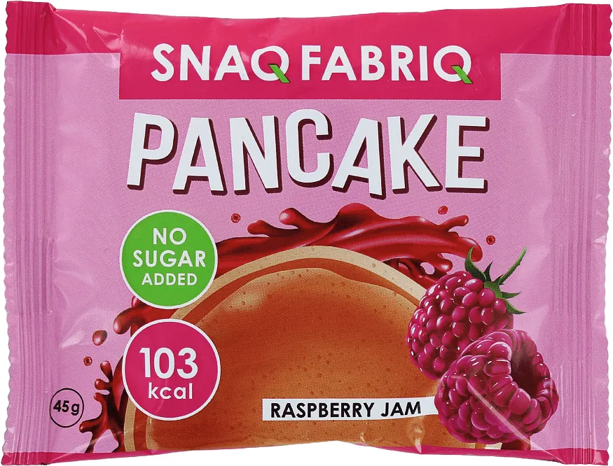 Pancake with raspberry jam "Snaq Fabriq Pancake" 45g