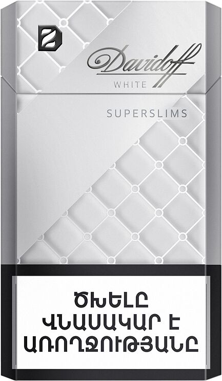 Cigarettes "Davidoff White Super Slims"