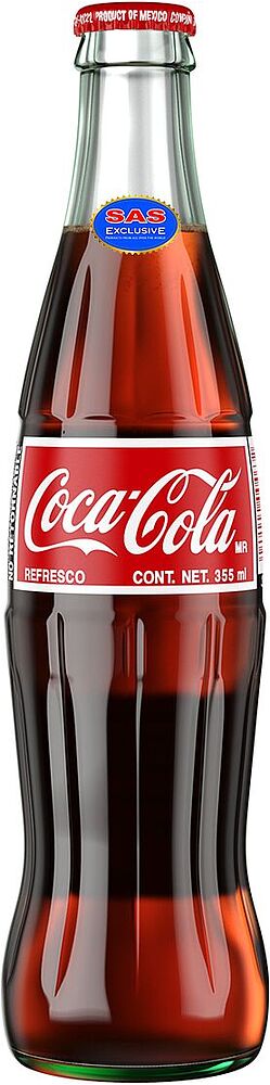 Զովացուցիչ գազավորված ըմպելիք «Coca-Cola» 355մլ