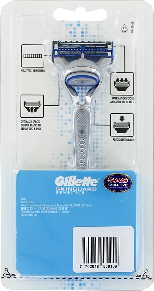 Razor system "Gillette Skinguard" 