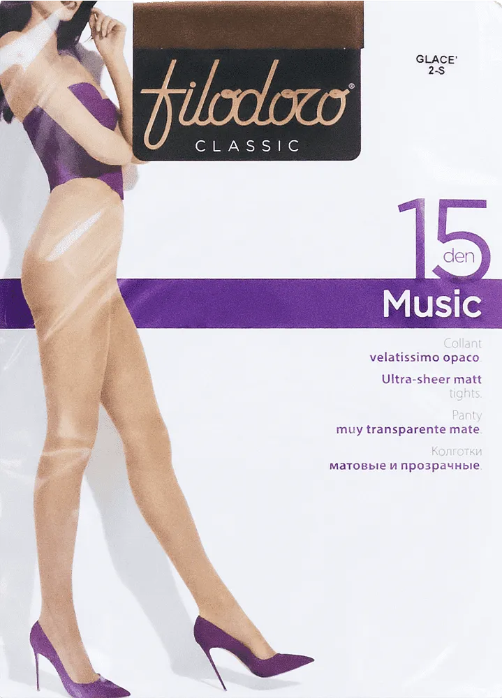 Glace tights "Filodoro Classic 15 Den 2-S"
