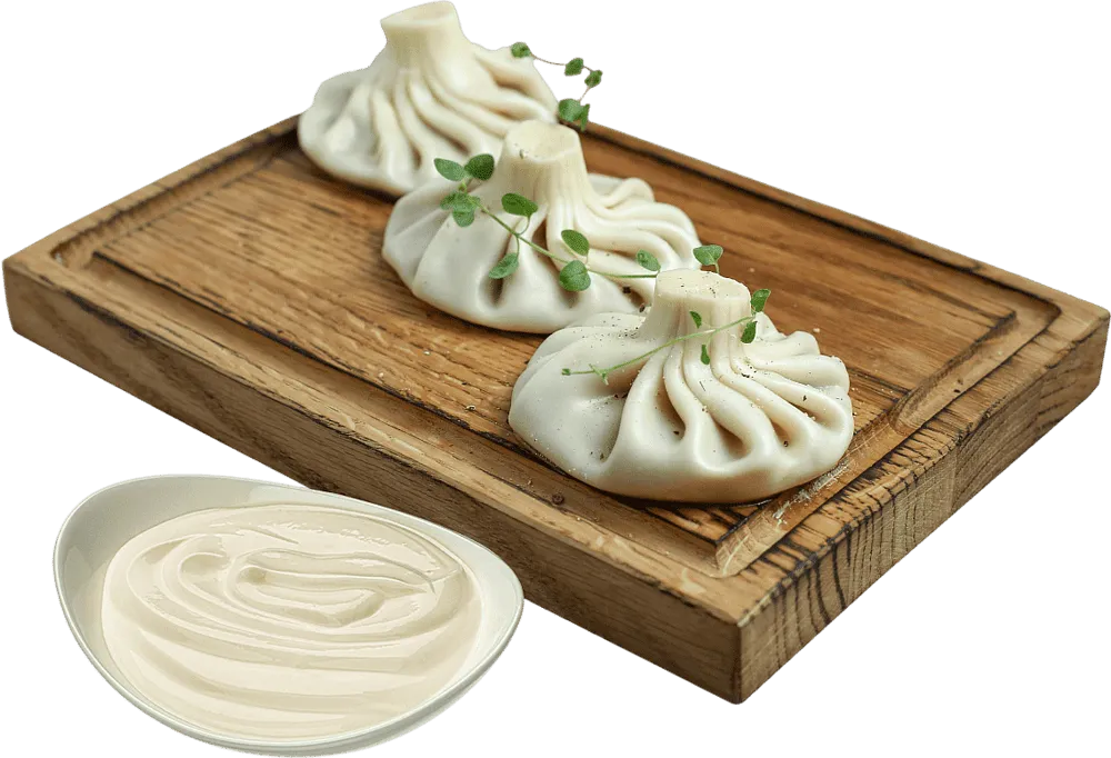 Combo 38 khinkali 4 pcs + sour cream
