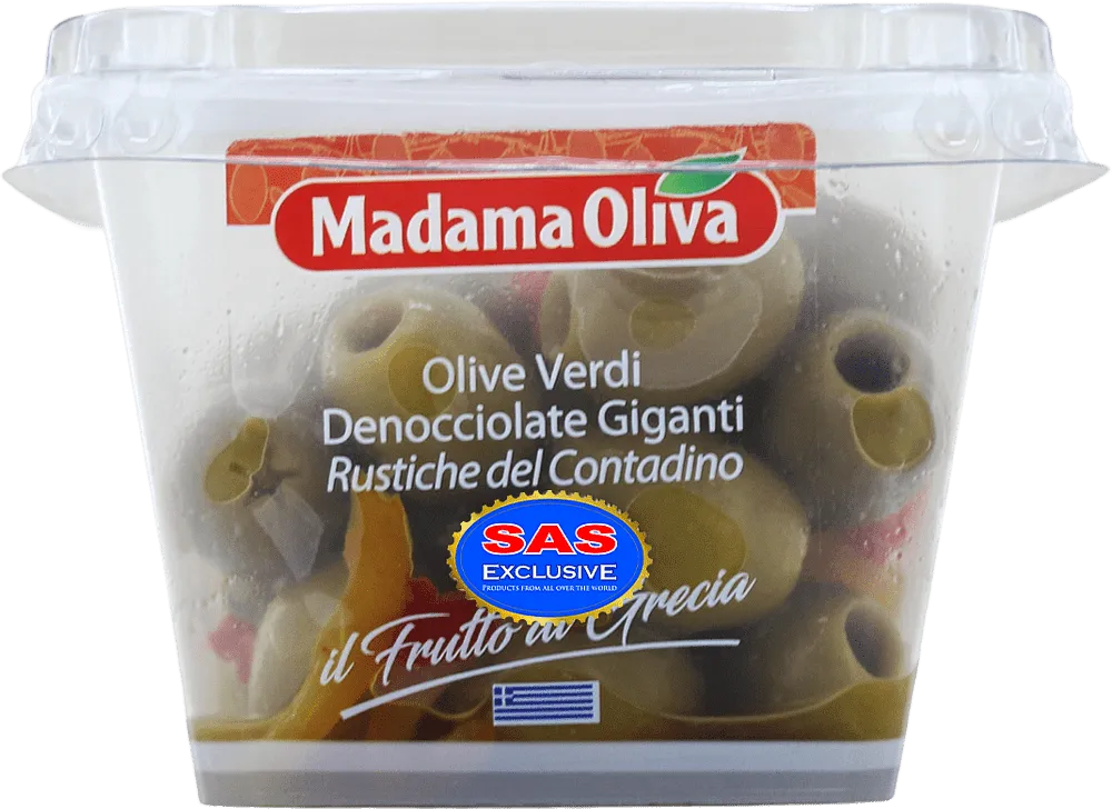 Ձիթապտուղ կանաչ առանց կորիզ «Madama Oliva» 200գ

