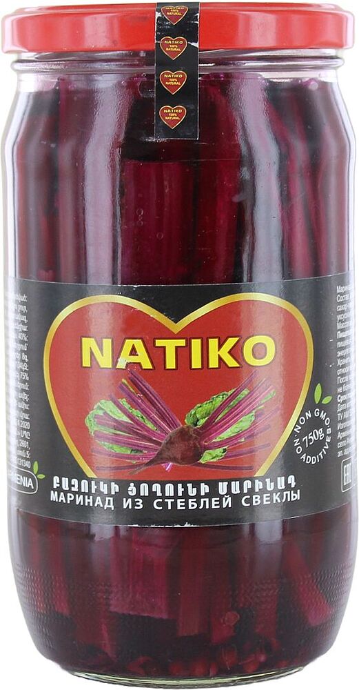 Beet stems marinated "Natiko" 750g

