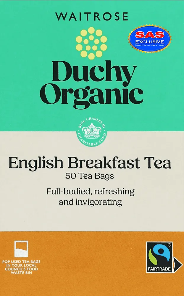 Թեյ սև «Waitrose Duchy Organic English Breakfast» 50*2․5գ
