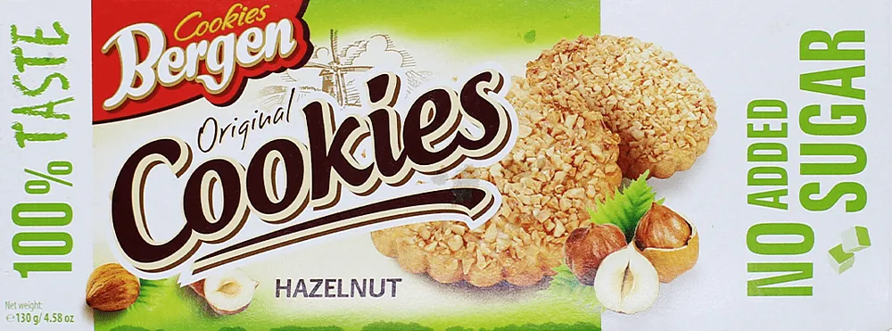 Hazelnut cookies "Bergen Original" 130g
