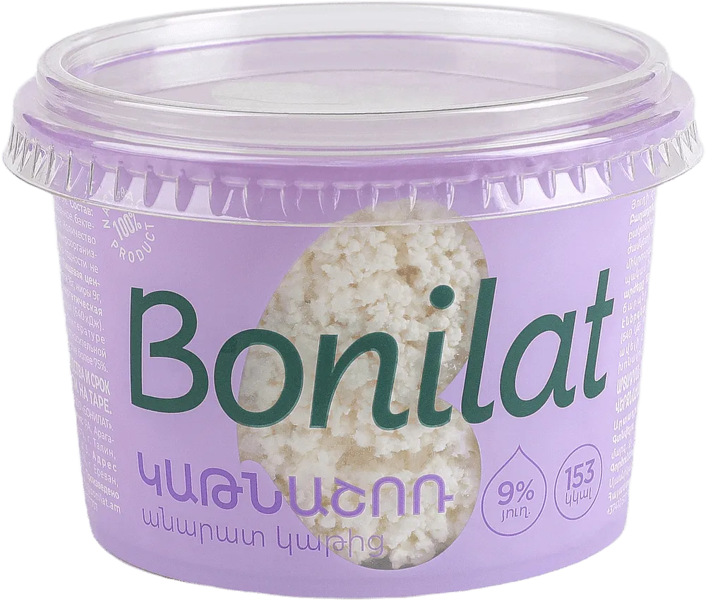 Curds  ''Bonilat" 180g, richness: 9% 