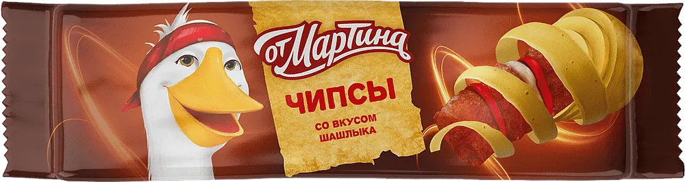BBQ flavored chips "Ot Martina BBQ" 100g 