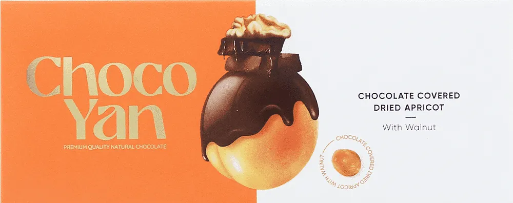 Chocolate covered apricot "ChocoYan" 230g±7g