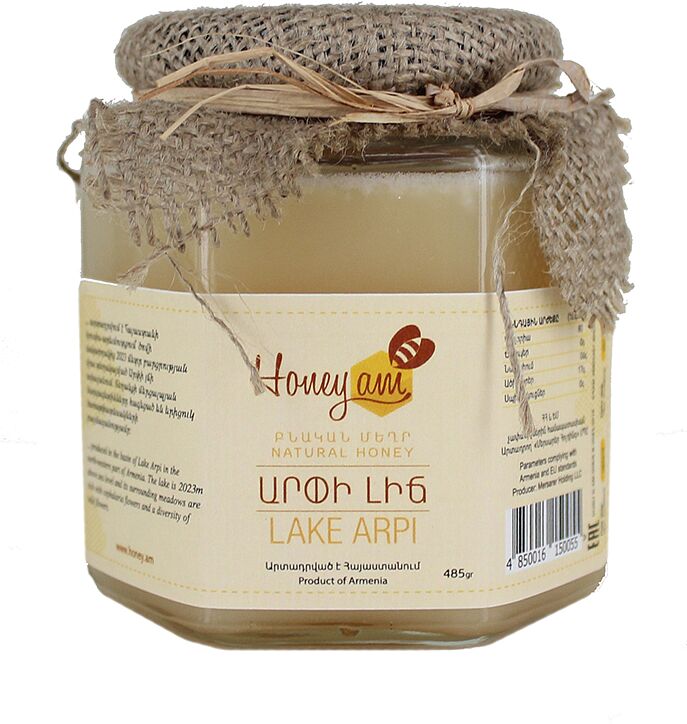 Натуральный мед "Honey.am Озеро Арпи" 485г