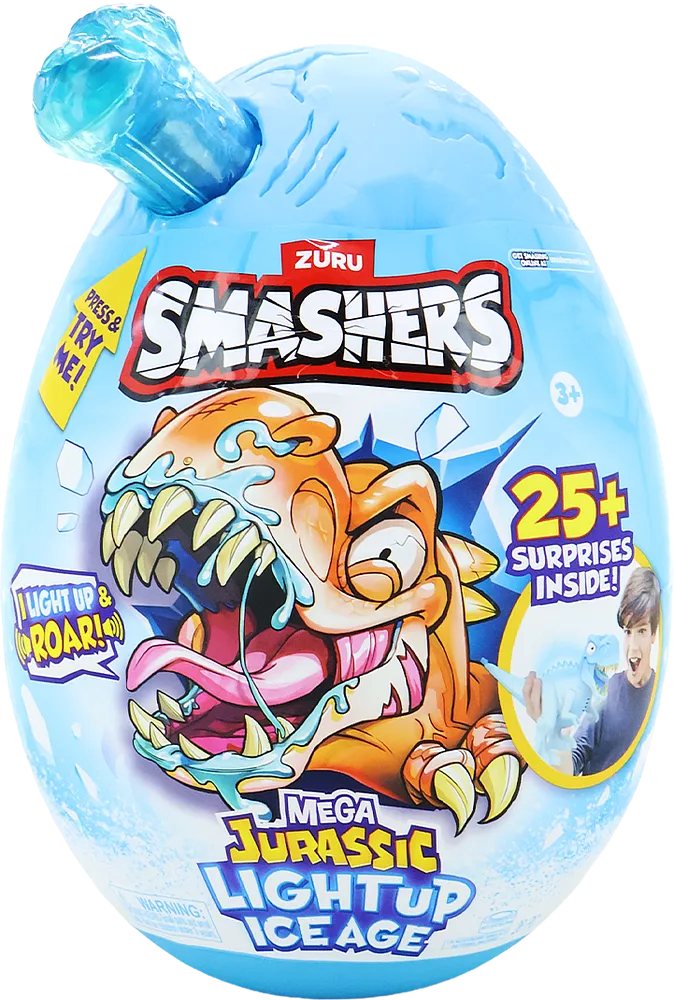 Игрушка "Zuru Smashers Mega Jurassic Light Up Ice Age"
