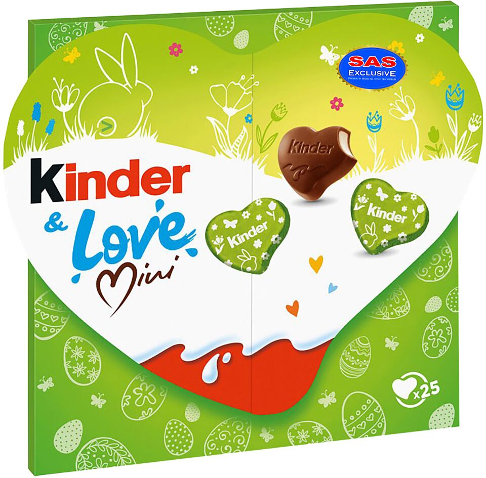 Chocolate candies "Kinder Love Mini" 107g