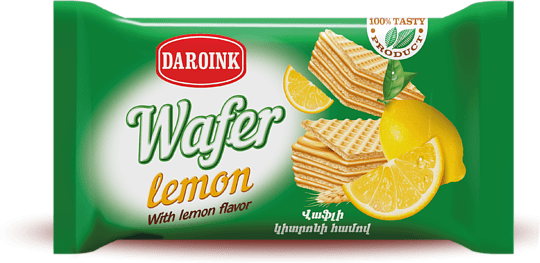 Wafer with lemon filling 