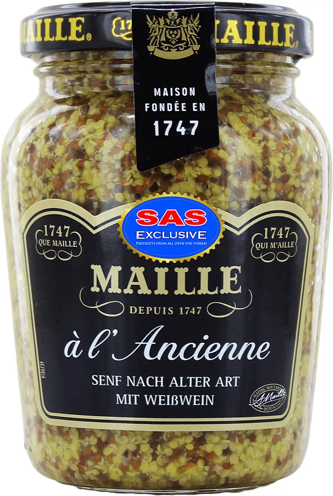 Մանանեխ գինիով «Maille Al Ancienne» 210գ
