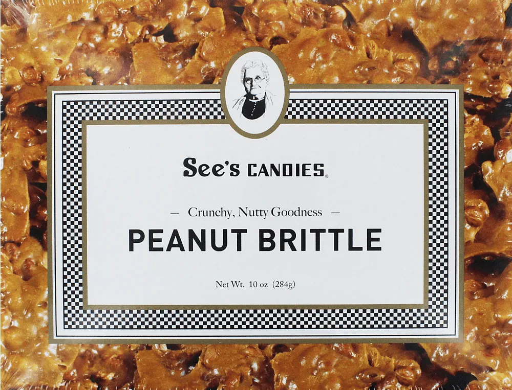 Գետնանուշ քաղցրացված «See's Candies Peanut Brittle» 284գ