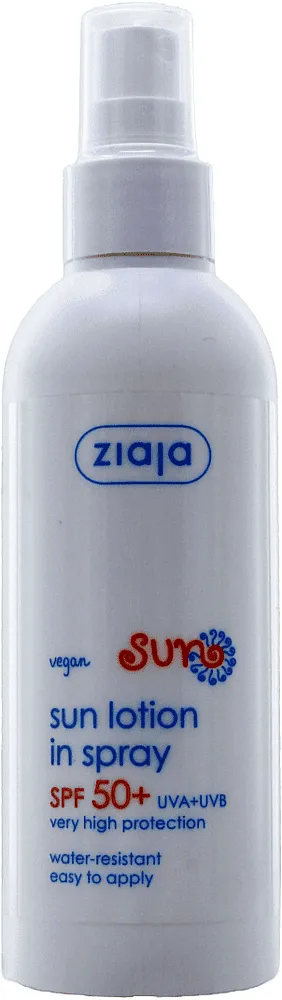 Солнцезащитный лосьон для детей "Ziaja SPF 50+" 170мл

