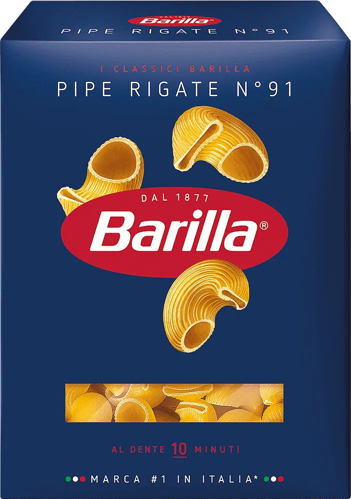 Pasta "Barilla Pipe Rigate № 91" 500g