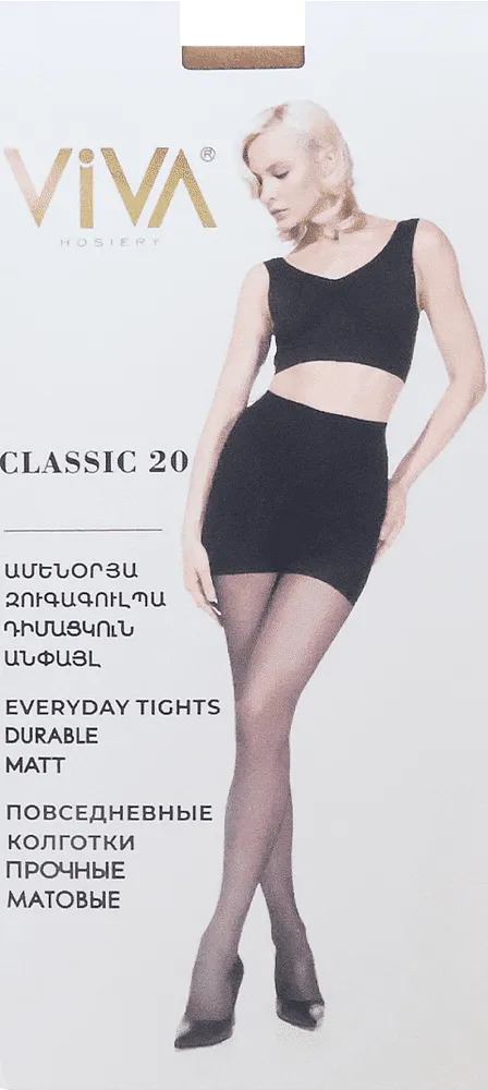 Bronze tights "Viva Classic 20 Den 5-XL"
