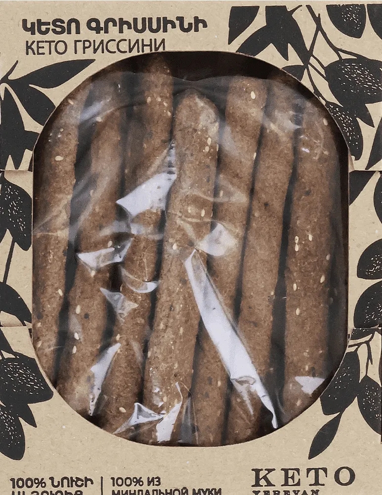 Breadsticks from almond flour "Keto Grissini" 110g±5g