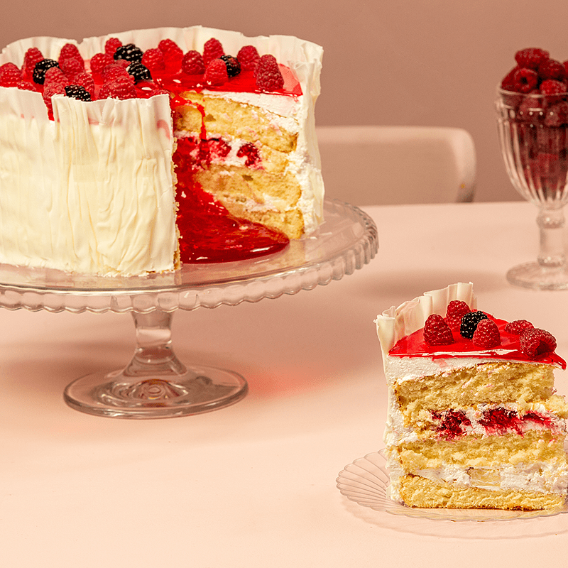 Cake “SAS Sweet Pineapple and Raspberry”