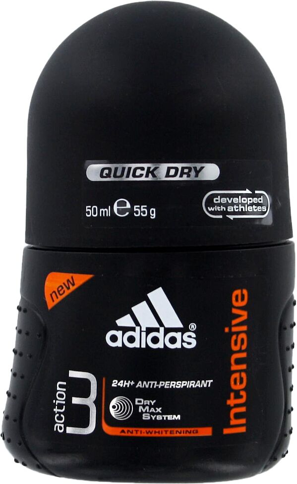 Antiperspirant roll-on "Adidas Intensive" 50ml